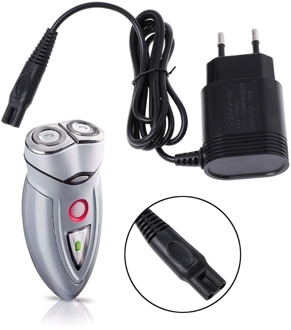 2-Prong Charger EU Plug Power Adapter for PHILIPS Shavers HQ8505/6070/6075/6090