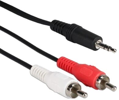 2 Rca Male + 3.5 Mm Stereo Male 1.5 Meter Elektromer * S-LINK SL-857