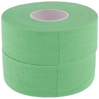 2 Rolls 2.5Cm X 1000Cm Ijshockey Stok Lijm Grip Handvat Tape Antihechtende Stroefheid Grip Badminton Golf tennis Tape groen