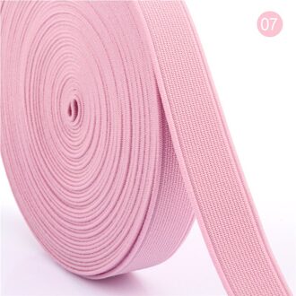 2 Rolls Kleurrijke Elastiekjes 16 Meter/Roll Rubber Band 1.5 Cm Spandex Lint Naaien Lace Trim Taille Band kledingstuk Accessoire 07 roze
