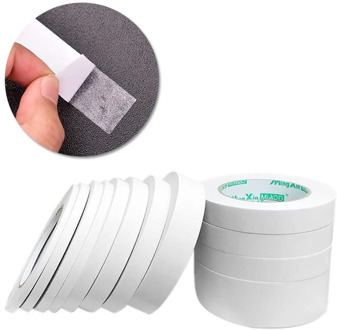 2 Rolls Powerful Double Sided Tape Super Strong Ultra Thin High Adhesive Double Sided Tape for Scrapbooking Card Making Gift 8m