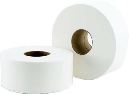 2 Rolls Toiletpapier Top Jumbo Zachte Voor Householdw En Commerciële Toiletpapier 2-Ply Inheemse Hout Toiletpapier pulp Rolling Papier