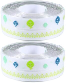 2 Rolls Waterdichte Afdichting Strip Kit Tape Wastafel Kloof Wc Naad Sticker