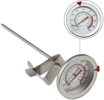 2 "Rvs Dial Thermometer 0-280C 0 ~ 550F Homebrewing Bier BBQ Probe Thermometer Voedsel Vlees Gauge Probe Thermometer