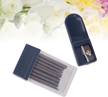 2 Set 2Mm Kompas Core Vervanging Potlood Briefpapier Met Puntenslijper Voor Studenten Opstellen Tools Kompassen Tool