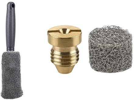 2 Set Auto Accessoires: 1 Pcs Auto Microfiber Lange Handvat Banden Borstel & 1 Set Schuim Opening Mondstuk Tips En Schuim Maker