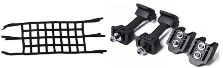 2 Set Auto Accessoires: 1 Pcs Bagagenet Achter En Top & 1 Set Hood Klink Hood Lock Catch Kit