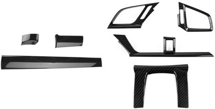 2 Set Auto Accessoires: 1 Set Voor Center Controle Dashboard Cover Trim & 1 Set Air Vent Wind Outlet Decoratie Stickers