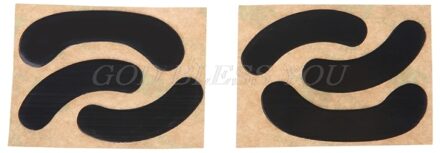 2 Sets 0.6 Mm Muis Voeten Mouse Skates Voor Steelseries Xai/Sensei/Raw/Mlg
