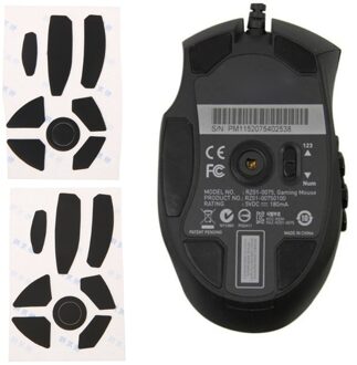 2 Sets 0.6mm Dikte Vervanging Muis Voeten Skates voor Razer Naga Epic Hex