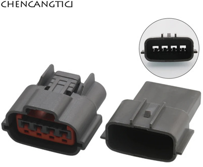 2 sets 4 pin 2.2mm automotive waterproof wire harness connector auto oxygen sensor plug for Nissan Sr20det CAS 6098-0144