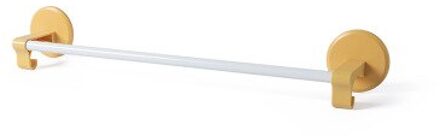 2 Sets Badkamer Opslag Houder Wandmontage Handdoek Bar Plank Zelfklevende Rack Holder Toilet Roll Paper Hanger Badkamer opslag geel