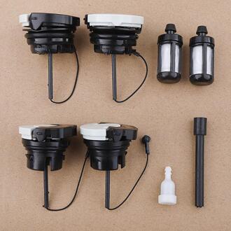 2 Sets Gas Stookolie Cap Kettingzaag Stihl MS171 MS181 MS200 MS210 MS200T MS211 MS192 MS192T MS230 MS240 MS250 MS260 MS340 MS360