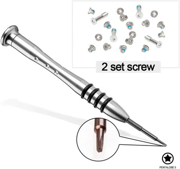 2 Sets Replacement Screws with Screwdriver for MacBook Air 13 inch A1369 A1466 2010 to 2017