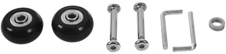 2 Sets Van Bagage Koffer Vervanging Wielen Assen Deluxe Reparatie Tool Od 35Mm