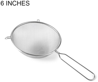 2 Size Fry Chef Basket Keuken Vergiet Zeef Binaural Encryptie Vergiet Netto Koken Zeef Vergiet Zeef Zifter Zilver