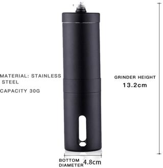 2 Size Handleiding Keramische Koffiemolen Rvs Verstelbare Koffieboon Molen Met Rubber Loop Ring Makkelijk Schoon Keuken Gereedschap medium