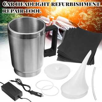 2 Soorten Auto Koplampen Met Cover Refurbished Elektrolytische Verstuiven Cup Koplamp Reparatie Vloeistof Reparatie Tool