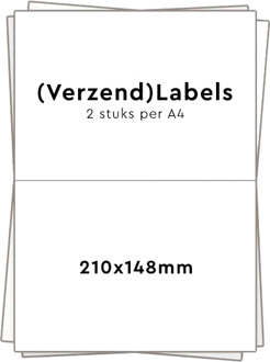 2 stickers per A4 (210x148mm)