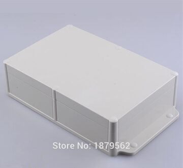 [2 stijlen] 283*165*66mm muurbevestiging plastic doos voor elektronica waterdichte aansluitdoos PLC DIY abs project distributie case