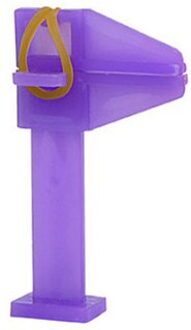 2 Stk/set Nail Pinch Klem Houder Vinger 4.3X6.8Cm Gel Enhancement Bevestiging Clips Manicure Kit Houder C-curve Nail Tip Knijpen TM05 * 1c paars