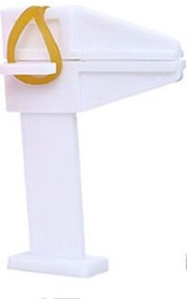 2 Stk/set Nail Pinch Klem Houder Vinger 4.3X6.8Cm Gel Enhancement Bevestiging Clips Manicure Kit Houder C-curve Nail Tip Knijpen TM05 * 1c wit