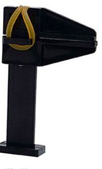 2 Stk/set Nail Pinch Klem Houder Vinger 4.3X6.8Cm Gel Enhancement Bevestiging Clips Manicure Kit Houder C-curve Nail Tip Knijpen TM05 * 1c zwart