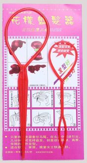 2 Stk/set Schepper Braider Maker Styling Tool Plastic Lus Styling Tool Hair Braid Maker Paardenstaart Schepper Plastic Lus Styling Tool 03