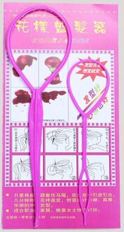 2 Stk/set Schepper Braider Maker Styling Tool Plastic Lus Styling Tool Hair Braid Maker Paardenstaart Schepper Plastic Lus Styling Tool 05