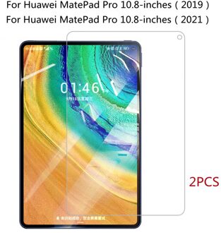 2 stks 9 H Gehard Glas Screen Protector Voor Huawei MatePad Pro 10.8 Tablet Beschermende Film Mate Pad MRX-W09 W19 AL09 AL19
