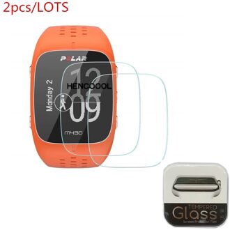 2 stks Gehard Glas Voor Polar M400 M430 Screen Protector Beschermende Film Guard Anti Explosie Anti-shatter