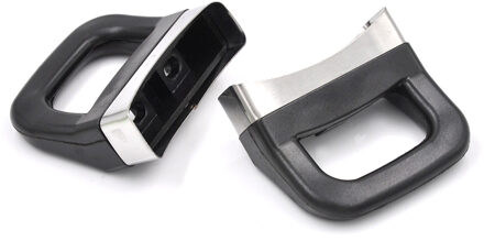 2 Stks Handvat Zwart Voor Thuis Gereedschap Bakeliet Metalen Druk Pan Fornuis Stoomboot Saus Pot Vervanging Korte Side Helper