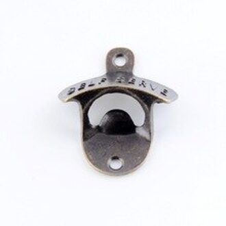 2 stks Iron Wandmontage Bar Bierglas Flesopener Keuken Gereedschap Flesopener Bier Opener Zonder Srew 77x64mm J3283