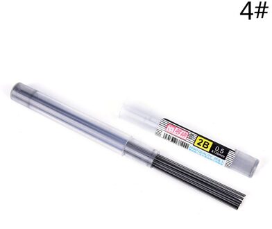 2 Stks Lood Stijl 11 CM 2B/HB 0.5mm/0.7mm Potlood leiden Een Refill Buis Automatische Potlood Voor School Of Kantoor Gebruik 4
