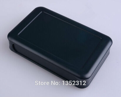 2 stks/partij 122*78*27mm handheld project doos plastic behuizing DIY PLC elektronica case desktop instrument doos zwarte kleur