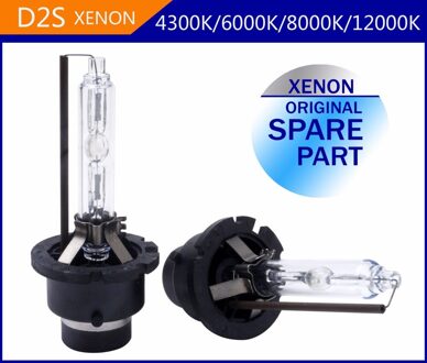 2 Stks/partij 12V 35W D2S D2C Xenon Hid Lamp Met Metalen Basis Auto Koplamp 4300 K 5000 K 6000 K 8000 K kristal blauw / D2C