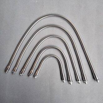 2 Stks/partij 1M Lange 10 Mannelijke Schroef + Vrouwelijke Draad Zacht Licht Flexibele Leiding Diy Metalen Zwanenhals Slang Serpentine buis Klem Lamp 10stk screw nuts