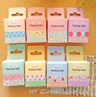 2 Stks/partij 5M Vintage Bloem Serie Diy Multifunctioneel Papier Masking Tape Seal Sticker Plakband