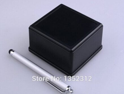 2 stks/partij 80*75*45mm ABS plastic behuizing voor elektronica junction box behuizing DIY project behuizing desk top box zwarte kleur