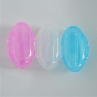 2 Stks/partij Baby Vinger Tandenborstel Kinderen Tanden Clear Zachte Baby Tandenborstel Rubber Schoonmaken Baby Borstel Silicon Tandenborstel + Box