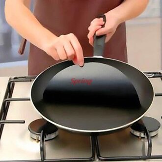 2 Stks/partij Bbq Keuken Bakken Matten Hoge Temperatuur Non Stick Pan Koekenpan Liner Koken Tool