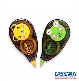 2 Stks/partij Creatieve Briefpapier Lepusheng Correctie Tape Leuke Cartoon Beer Kikker Correctie Briefpapier 9601