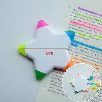 2 stks/partij DIY Leuke Kawaii Plastic Markeerstift Marker Pen Voor Kids Kantoor Schoolbenodigdheden Creatieve Briefpapier Nieuwtje