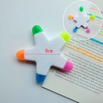 2 stks/partij DIY Leuke Kawaii Plastic Markeerstift Marker Pen Voor Kids Kantoor Schoolbenodigdheden Creatieve Briefpapier Nieuwtje