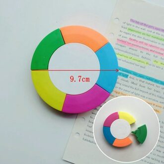 2 stks/partij DIY Leuke Kawaii Plastic Markeerstift Marker Pen Voor Kids Kantoor Schoolbenodigdheden Creatieve Briefpapier Nieuwtje