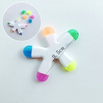 2 stks/partij DIY Leuke Kawaii Plastic Markeerstift Marker Pen Voor Kids Kantoor Schoolbenodigdheden Creatieve Briefpapier Nieuwtje