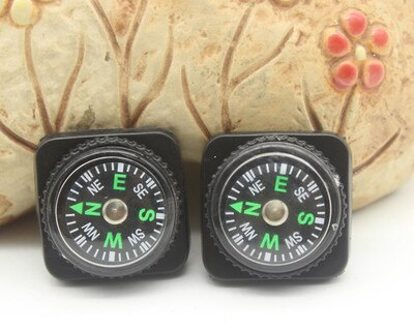 2 Stks/partij Draagbare Riem Gesp Mini Kompas Voor Outdoor Camping Wandelen Reizen Emergency Survival Navigatie Tool