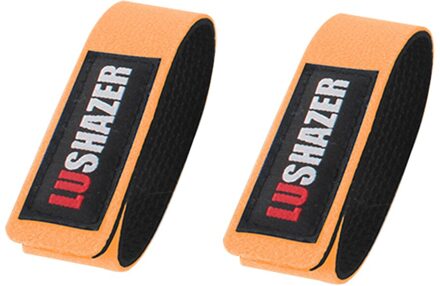 2 Stks/partij Elastische Hengel Strap Sterke Flexibele 25*3Cm Nylon Vistuig Elastische Rubberen Tie-willekeurige Kleur Levering nee.3