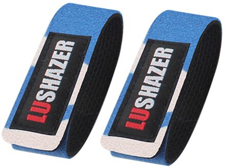 2 Stks/partij Elastische Hengel Strap Sterke Flexibele 25*3Cm Nylon Vistuig Elastische Rubberen Tie-willekeurige Kleur Levering nee.5