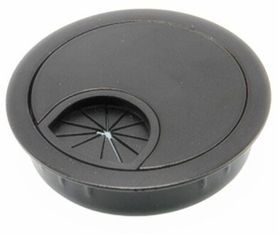 2 Stks/partij Goede Meubels Hardware Home Office Tabel Desk Zinklegering 60Mm Draad Kabel Hole Cover zwart